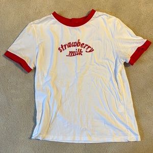 Strawberry milk t-shirt from Chuu